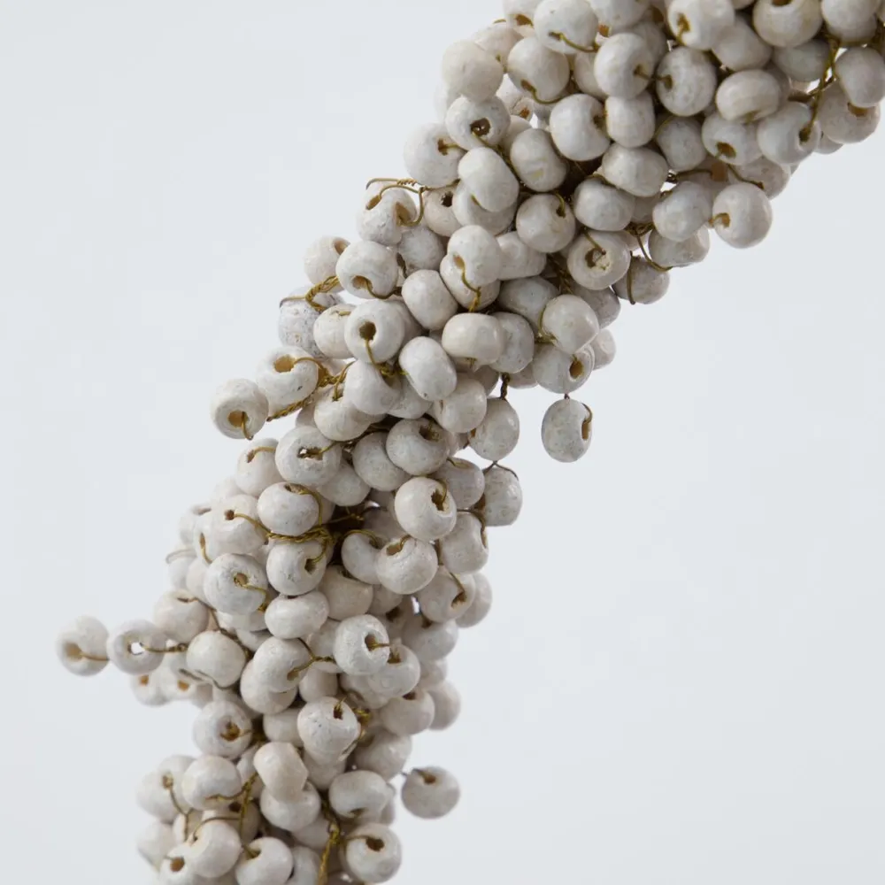 House Doctor Winter Wreath White Small^ Julepynt