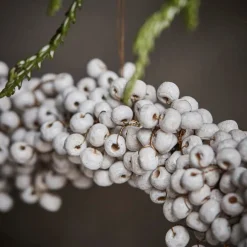 House Doctor Winter Wreath White Small^ Julepynt