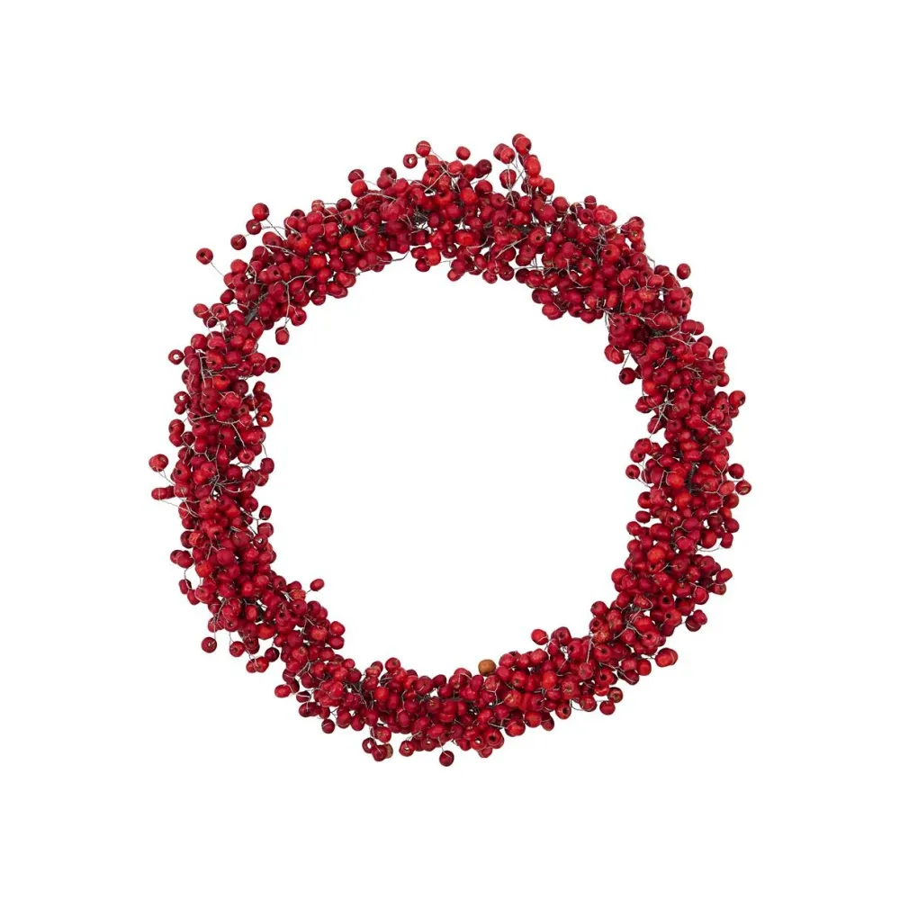 House Doctor Winter Wreath Red Small^ Julepynt