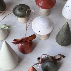 Julie Damhus Studio Juleklokke Brændt^ Juletræspynt|Julepynt