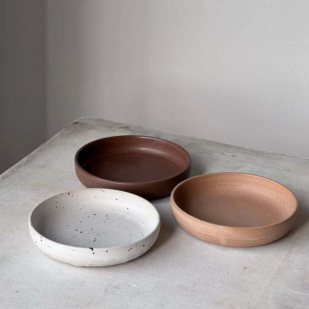 Julie Damhus Studio Oda Fad Lille Beige^ Skåle & Bakker|Keramik & Porcelæn