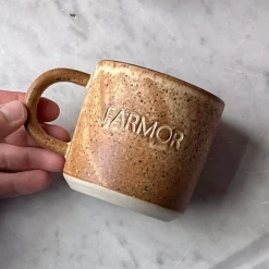 Julie Damhus Studio Oda Farmor Kop Brun^ Keramik & Porcelæn