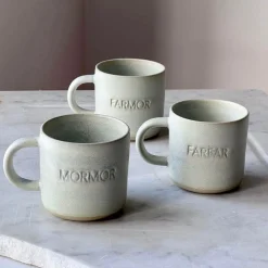 Julie Damhus Studio Oda Mormor Kop Mint^ Keramik & Porcelæn
