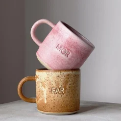 Julie Damhus Studio Oda Mor Kop Rosa^ Andet Boligtilbehør|Keramik & Porcelæn