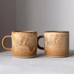 Julie Damhus Studio Oda Mor Kop Brun^ Køkken|Keramik & Porcelæn