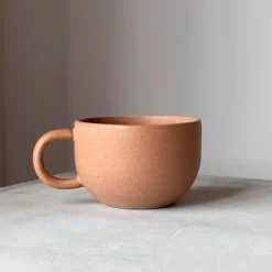 Julie Damhus Studio Oda Tekop Med Hank Beige^ Keramik & Porcelæn