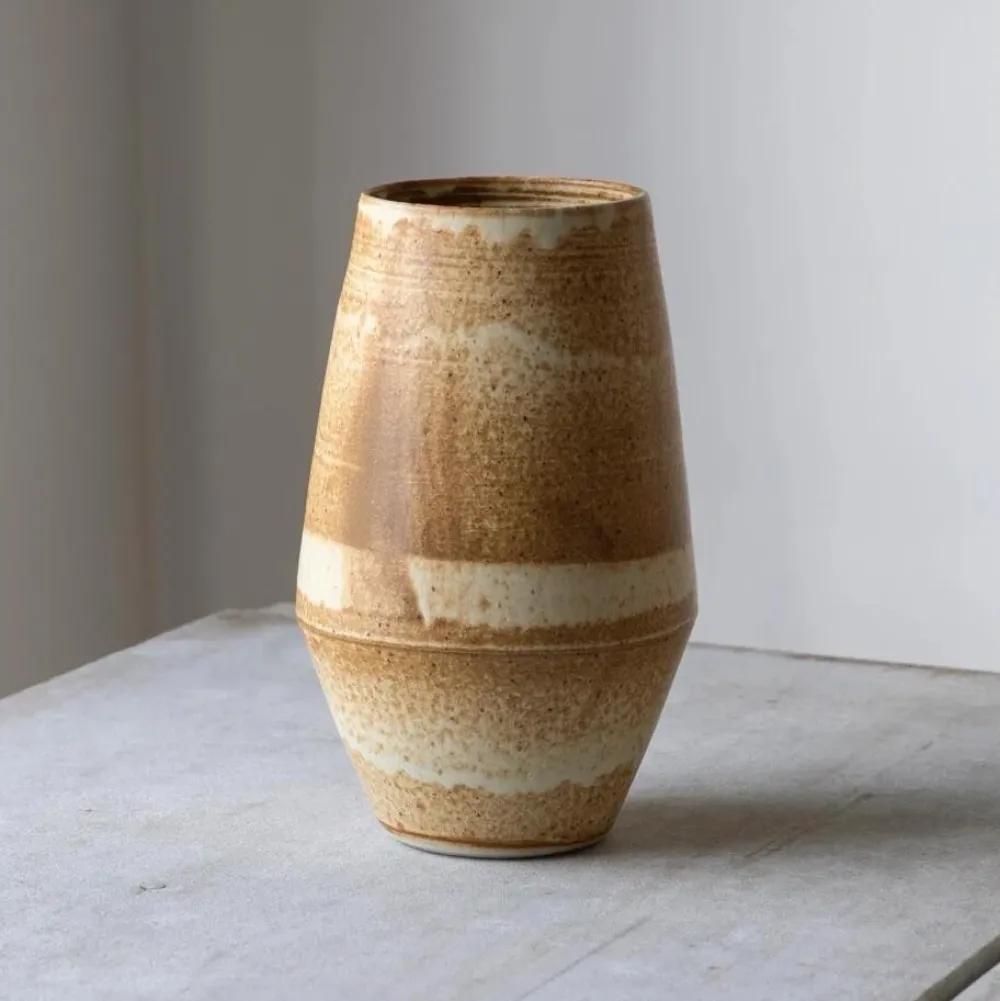 Julie Damhus Studio Oda Vase Brun Stor^ Vaser|Keramik & Porcelæn