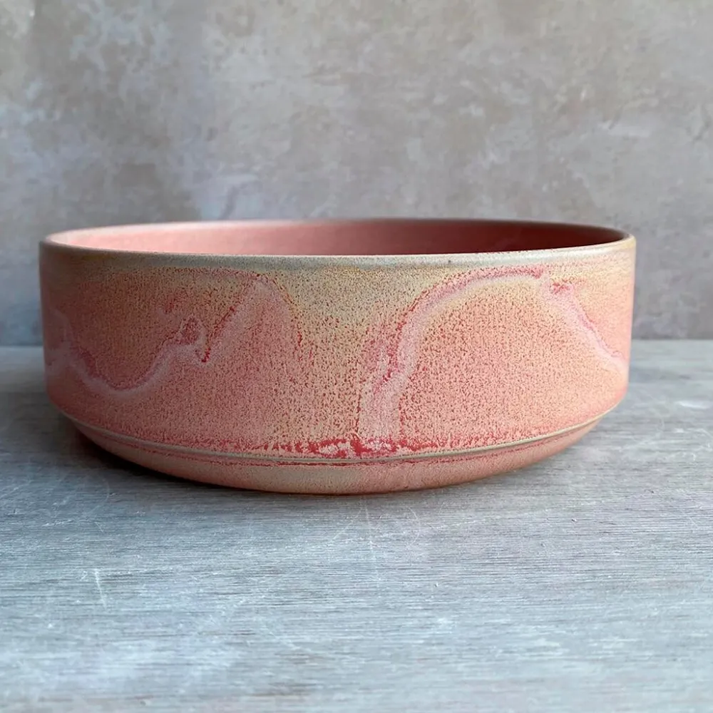 Julie Damhus Studio Toto Skål Stor Rosa^ Køkken|Keramik & Porcelæn