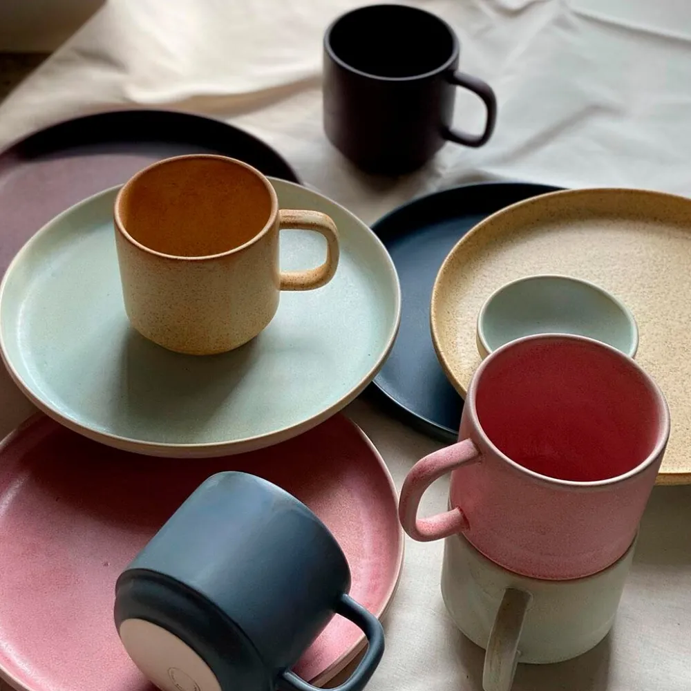 Julie Damhus Studio Toto Tallerken Mellem Blå^ Køkken|Keramik & Porcelæn