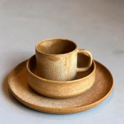 Julie Damhus Studio Toto Tallerken Mellem Brun^ Køkken|Keramik & Porcelæn