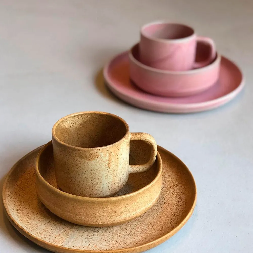 Julie Damhus Studio Toto Tallerken Mellem Brun^ Køkken|Keramik & Porcelæn