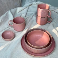 Julie Damhus Studio Toto Tallerken Mellem Rosa^ Køkken|Keramik & Porcelæn