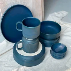 Julie Damhus Studio Toto Tallerken Lille Blå^ Køkken|Keramik & Porcelæn