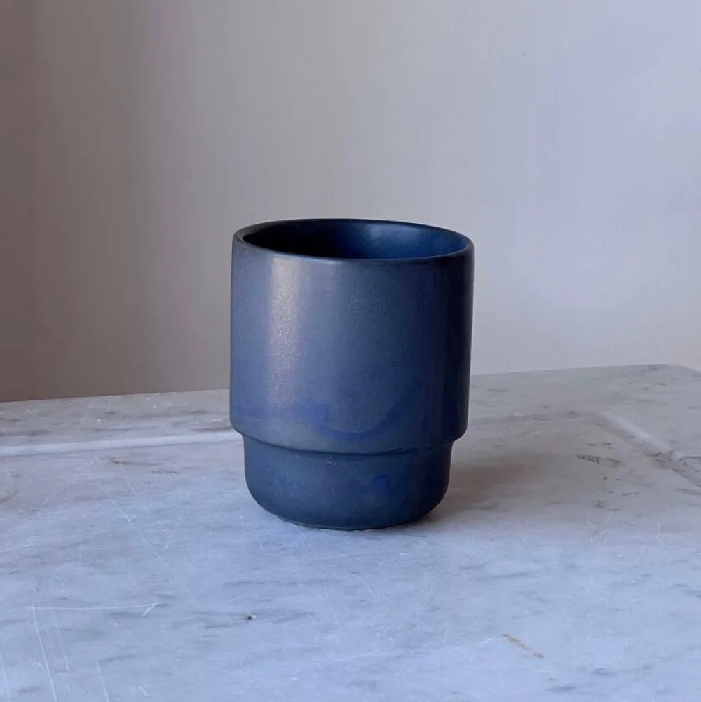 Julie Damhus Studio Toto Krus Blå^ Keramik & Porcelæn