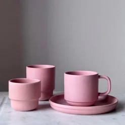 Julie Damhus Studio Toto Krus Lille Rosa^ Keramik & Porcelæn