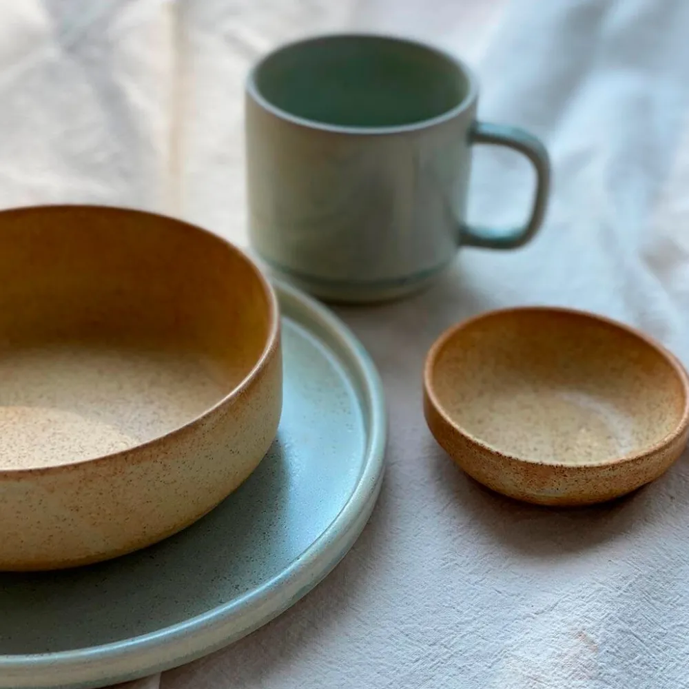 Julie Damhus Studio Toto Tallerken Mellem Mint^ Køkken|Keramik & Porcelæn