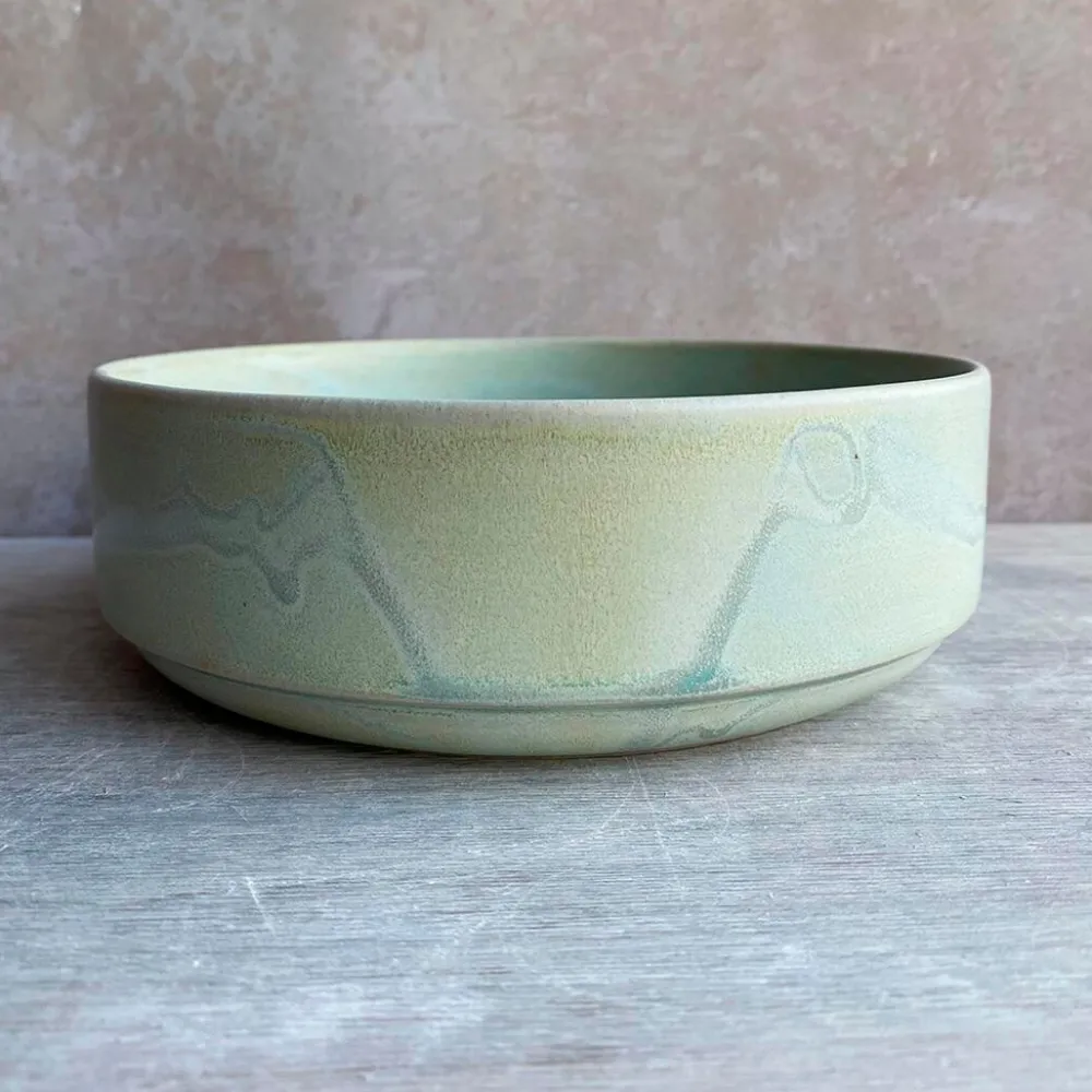 Julie Damhus Studio Toto Skål Stor Mint^ Køkken|Keramik & Porcelæn