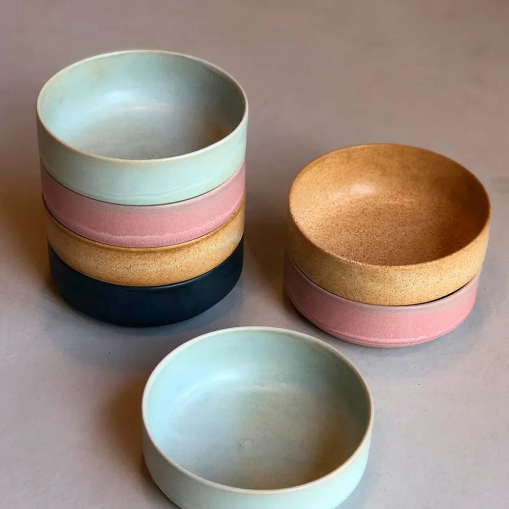 Julie Damhus Studio Toto Skål Stor Mint^ Køkken|Keramik & Porcelæn