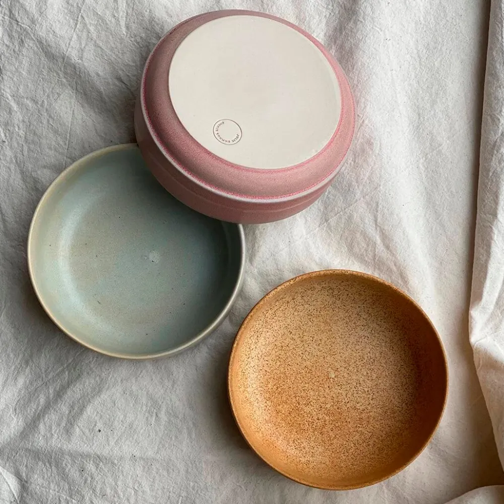 Julie Damhus Studio Toto Skål Stor Mint^ Køkken|Keramik & Porcelæn