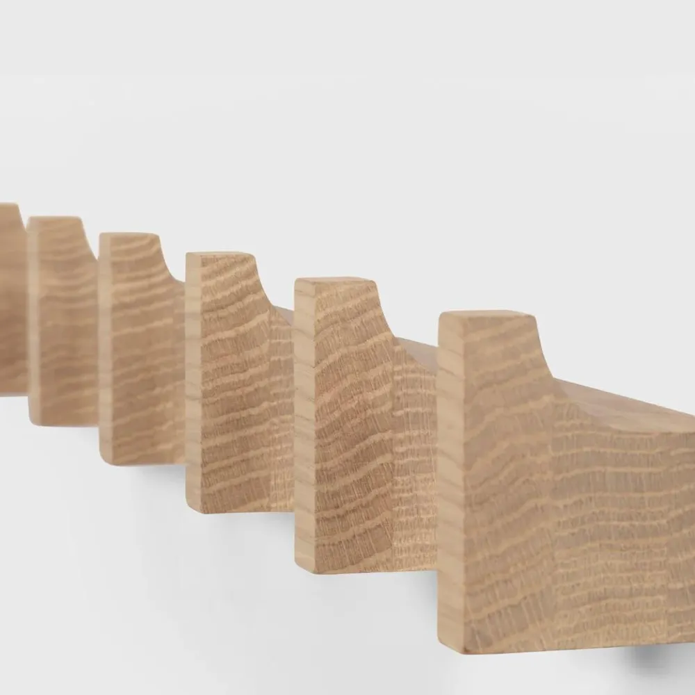 Kristina Dam Studio Column Coat Rack Long Light Oiled Oak^ Knager & Greb|Entré