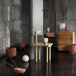 Kristina Dam Studio Serene Flowerpot Small Sand^ Andet Boligtilbehør|Vaser