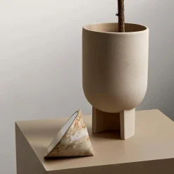 Kristina Dam Studio Serene Flowerpot Medium Sand^ Andet Boligtilbehør|Vaser