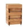 Kristina Dam Studio Stack Storage Boxes Warm Oiled Oak & Walnut^ Reoler & Skabe