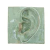 Laoru Laoru Left Ear Relief Copper Green^ Keramik & Porcelæn