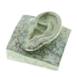Laoru Laoru Left Ear Relief Crystal Green^ Keramik & Porcelæn