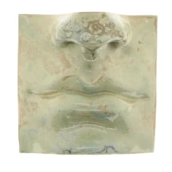Laoru Laoru Mouth I Relief Crystal Green^ Keramik & Porcelæn