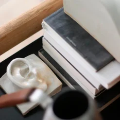 Laoru Laoru Right Ear Relief Antique White^ Keramik & Porcelæn