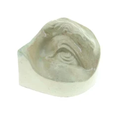 Laoru Laoru Rounded Eye Left Relief Crystal Green^ Keramik & Porcelæn