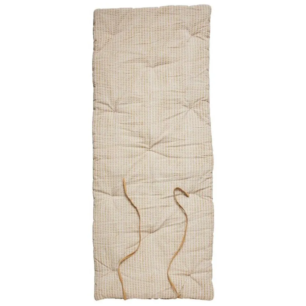 Lene Bjerre Design Ivenne Mattress Ochre/Linen Large^ Udendørs