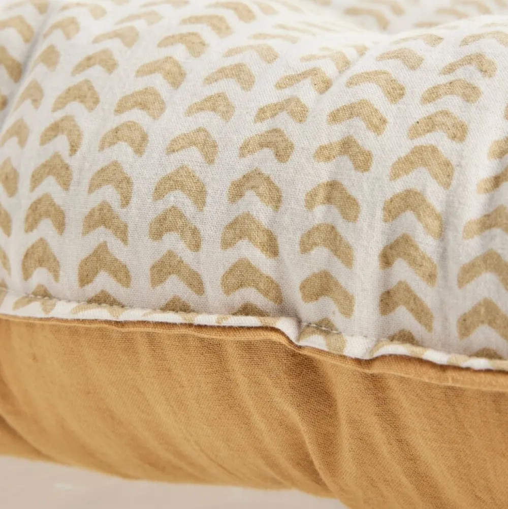 Lene Bjerre Design Ivenne Mattress Ochre/Linen Small^ Udendørs