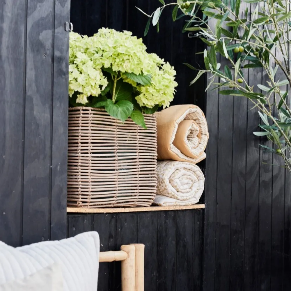 Lene Bjerre Design Ivenne Mattress Ochre/Linen Small^ Udendørs