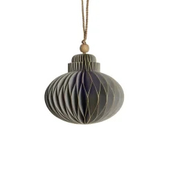 Lene Bjerre Design Paline Ornament Light Grey/Silver No. 1^ Juletræspynt|Julepynt