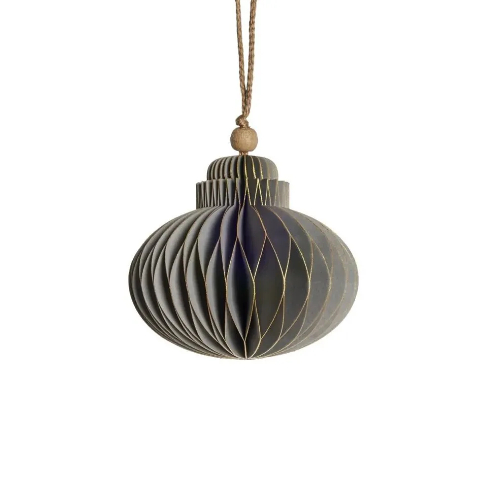 Lene Bjerre Design Paline Ornament Light Grey/Silver No. 1^ Juletræspynt|Julepynt
