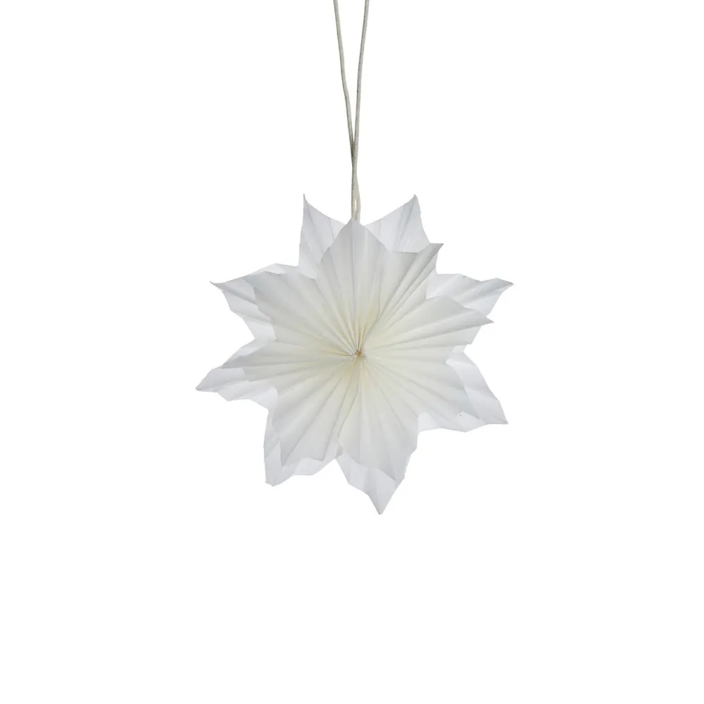 Lene Bjerre Design Palisia Ornament Flower Off White^ Julepynt