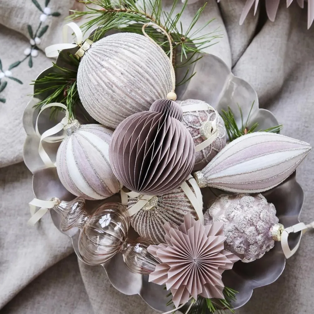 Lene Bjerre Design Palisia Ornament Flower Rose^ Juletræspynt|Julepynt