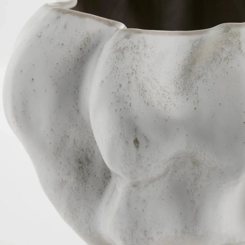 Lene Bjerre Design Viola Vase Linen/White^ Andet Boligtilbehør|Vaser