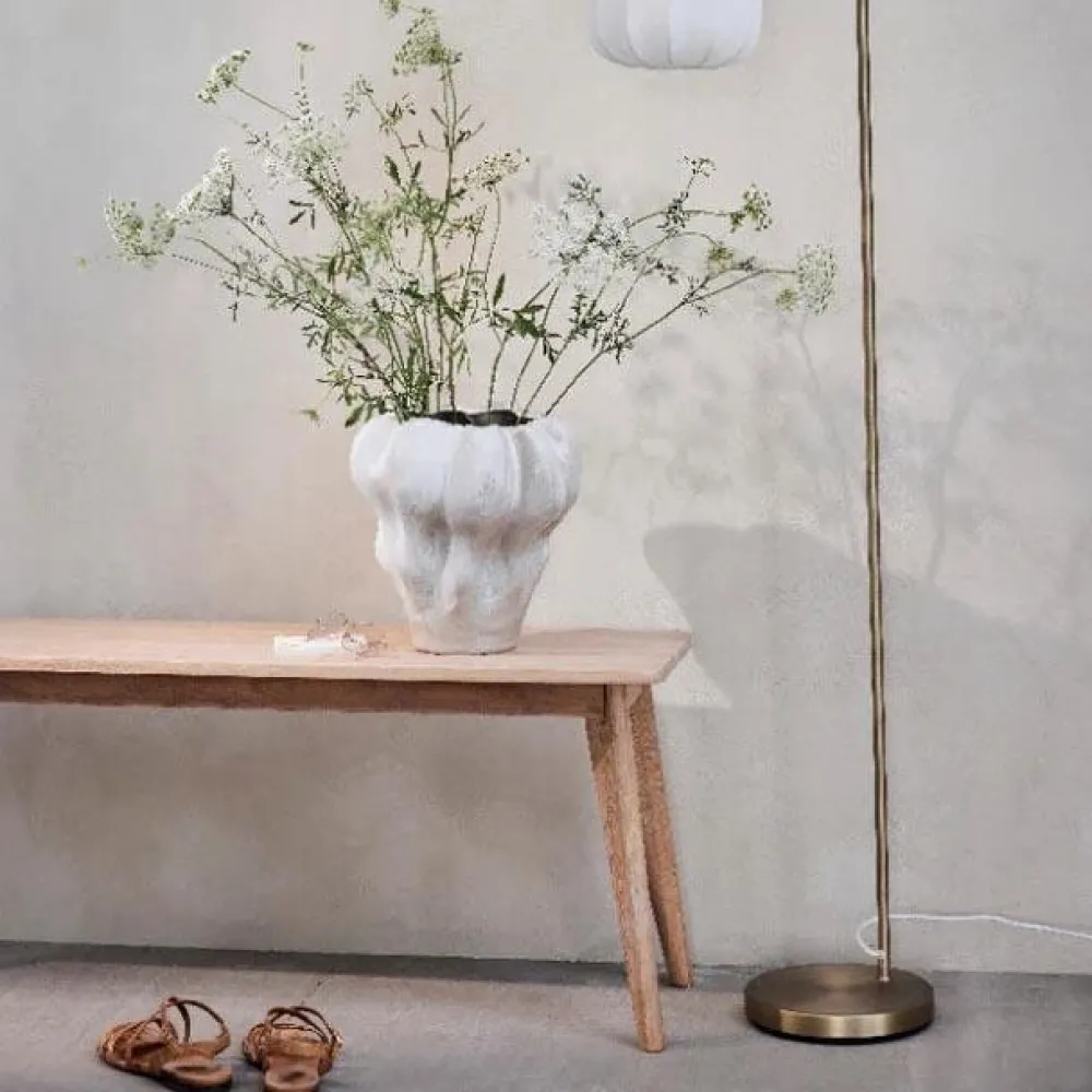 Lene Bjerre Design Viola Vase Linen/White^ Andet Boligtilbehør|Vaser