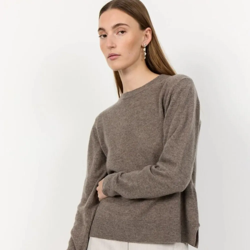 Leveté Room Eloise 2 Strik Brun^Dame Overdele