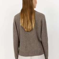 Leveté Room Eloise 2 Strik Brun^Dame Overdele