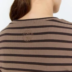 Leveté Room Neddie 2 T-shirt Dark Brown^Dame Overdele