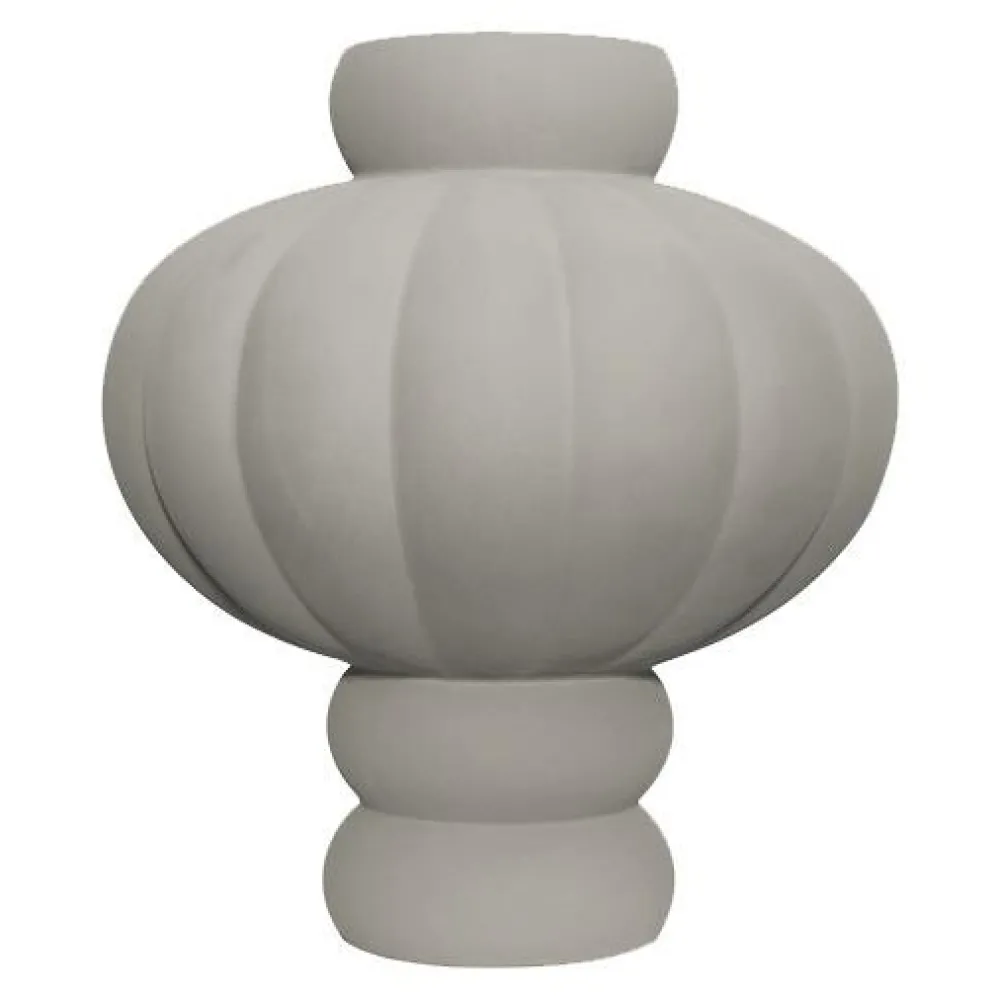 Louise Roe Balloon Vase 03 Sanded Grey^ Vaser|Keramik & Porcelæn