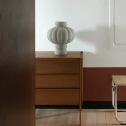 Louise Roe Balloon Vase 03 Sanded Grey^ Vaser|Keramik & Porcelæn