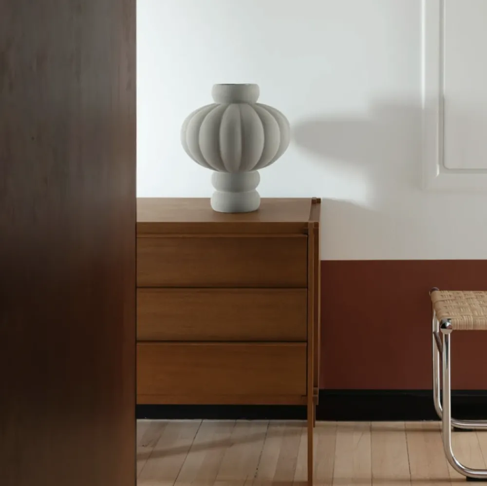 Louise Roe Balloon Vase 03 Sanded Grey^ Vaser|Keramik & Porcelæn