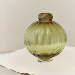 Louise Roe Balloon Vase 01 Olive^ Andet Boligtilbehør|Vaser