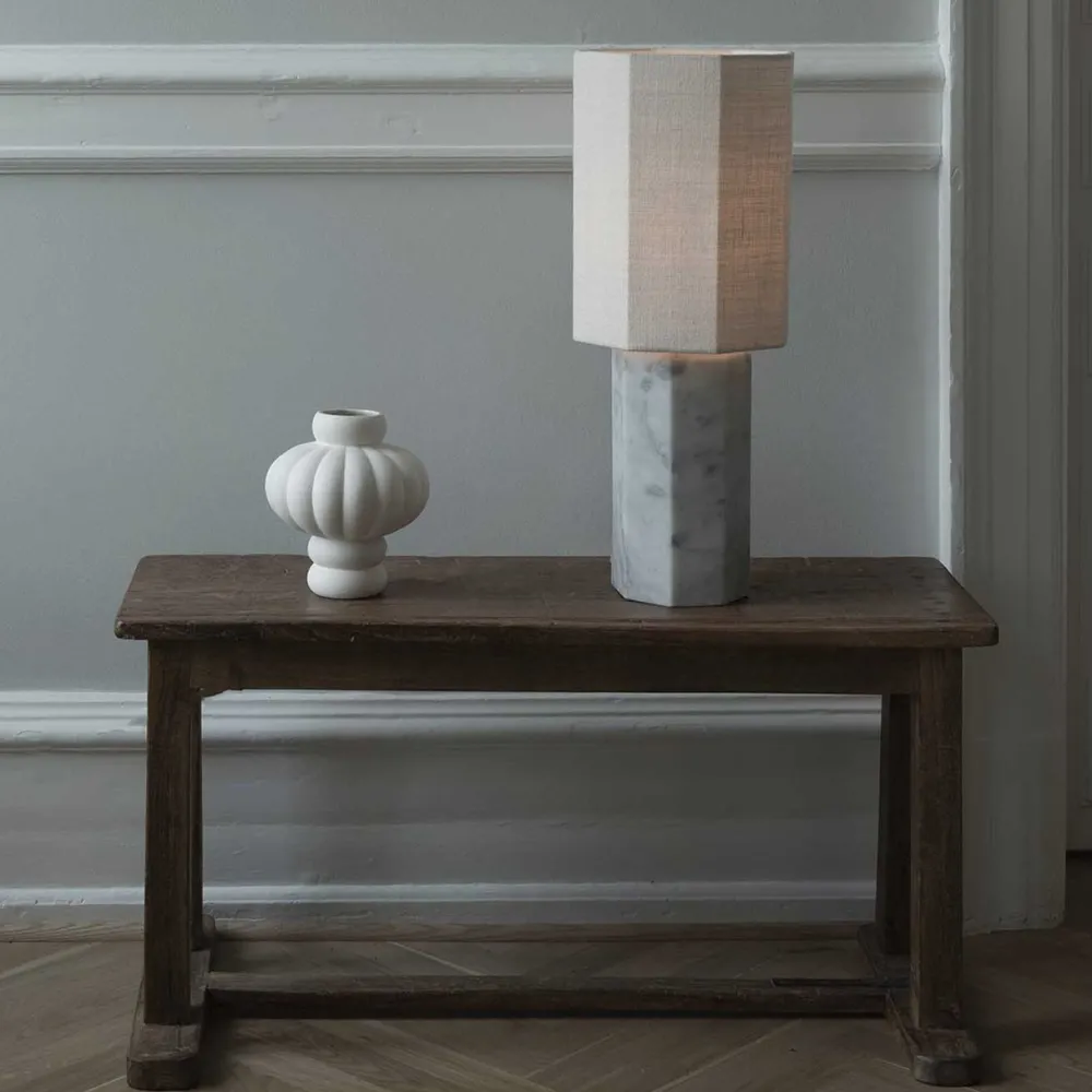 Louise Roe Balloon Vase 02 Raw White^ Andet Boligtilbehør|Vaser