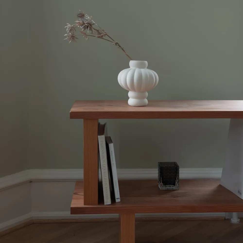 Louise Roe Balloon Vase 02 Raw White^ Andet Boligtilbehør|Vaser